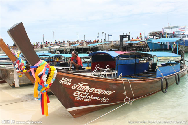 泰国旅游木船