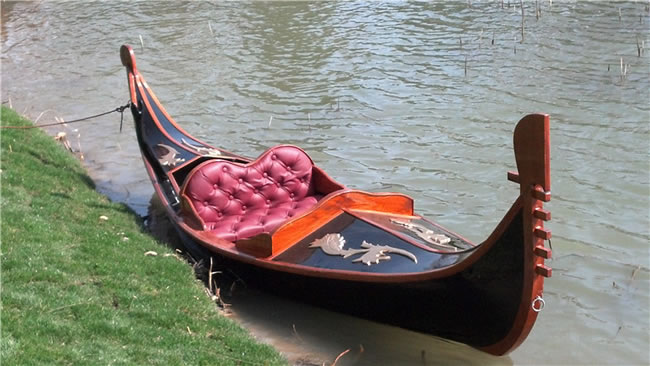 4米豪华贡多拉景观装饰船